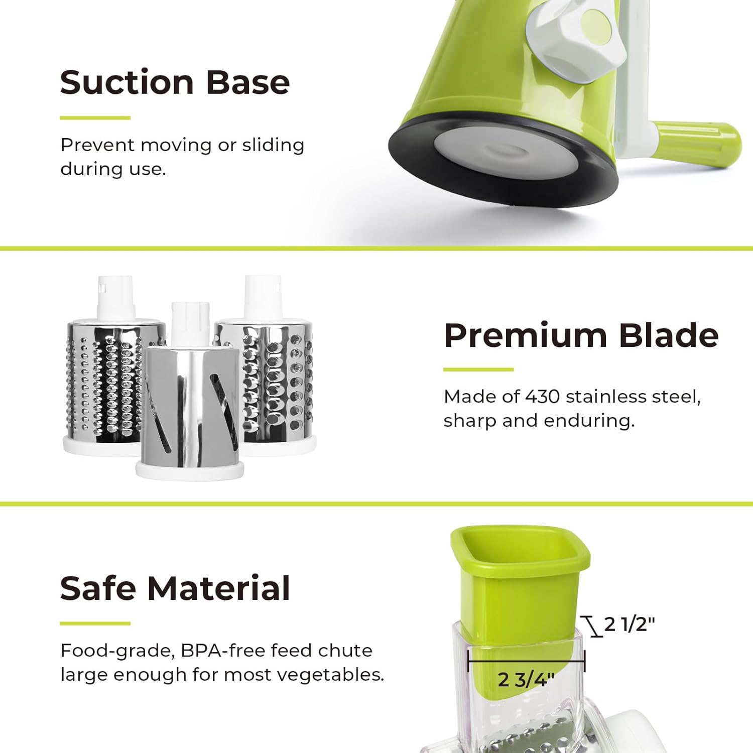 X Home Rotary Cheese Grater